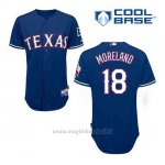 Maglia Baseball Uomo Texas Rangers Mithch Moreland 18 Blu Alterner Cool Base