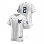 Maglia Baseball Uomo New York Yankees Derek Jeter 2020 Hall Of Fame Induction Autentico Bianco