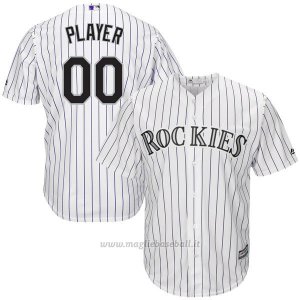 Maglia Baseball Bambino Cleveland Indians Personalizzate Bianco