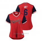 Maglia Baseball Donna Washington Nationals Anthony Rendon 2018 Llws Players Weekend Ant Rosso