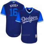 Maglia Baseball Uomo Los Angeles Dodgers 2017 Little League World Series Andre Ethier Royal