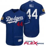 Maglia Baseball Uomo Los Angeles Dodgers Rich Hill 2017 Allenamento Primaverile Flex Base Giocatore