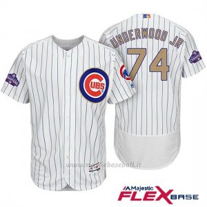 Maglia Baseball Uomo Chicago Cubs 74 Duane Underwood Jr. Bianco Or Program Flex Base