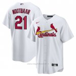 Maglia Baseball Uomo St. Louis Cardinals Lars Nootbaar Home Replica Bianco