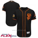 Maglia Baseball Uomo San Francisco Giants San Francisco Nero 2017 Allenamento Primaverile Flex Base