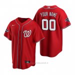 Maglia Baseball Uomo Washington Nationals Personalizzate Replica Rosso