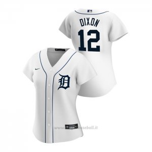 Maglia Baseball Donna Detroit Tigers Brandon Dixon 2020 Replica Primera Bianco