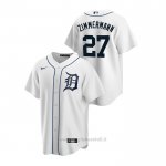 Maglia Baseball Uomo Detroit Tigers Jordan Zimmermann Replica Primera Bianco
