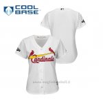 Maglia Baseball Donna St. Louis Cardinals 2019 Postseason Cool Base Bianco