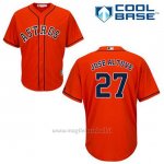 Maglia Baseball Uomo Houston Astros Jose Altuve 27 Arancione Alterner Cool Base