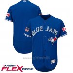 Maglia Baseball Uomo Toronto Blue Jays Men's 2017 Estrellas y Rayas Blu Flex Base