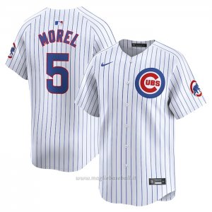 Maglia Baseball Uomo Chicago Cubs Christopher Morel Home Limited Bianco