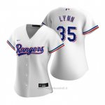 Maglia Baseball Donna Texas Rangers Lance Lynn Replica Primera Bianco