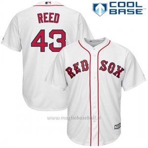 Maglia Baseball Uomo Boston Red Sox 43 Addison Reed Biancohome Cool Base
