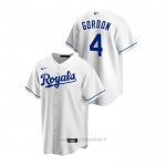 Maglia Baseball Uomo Kansas City Royals Alex Gordon Replica Primera Bianco