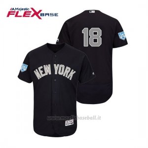Maglia Baseball Uomo New York Yankees Didi Gregorius Flex Base Entrenamiento De Primavera Alternato 2019 Blu