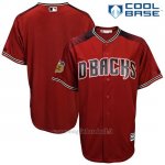Maglia Baseball Uomo Arizona Diamondbacks Rosso 2017 Allenamento Primaverile Cool Base