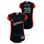 Maglia Baseball Donna San Diego San Diego Padres 2019 All Star Game Workout National League Kirby Yates Blu