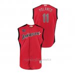 Maglia Baseball Bambino Minnesota Minnesota Twins 2019 All Star Game Player American League Jorge Polanco Rosso