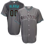 Maglia Arizona Diamondbacks Personalizzate Grigio
