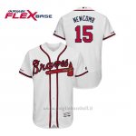 Maglia Baseball Uomo Atlanta Braves Sean Newcomb 150th Aniversario Patch Flex Base Bianco