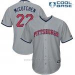 Maglia Baseball Uomo Pittsburgh Pirates 2017 Estrellas y Rayas Andrew Mccutchen Grigio Cool Base