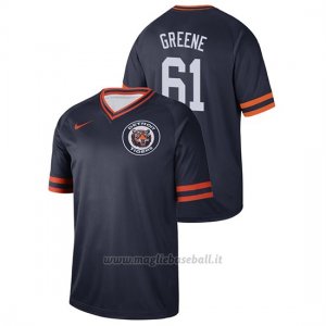 Maglia Baseball Uomo Detroit Tigers Shane Verdee Cooperstown Collection Legend Blu