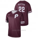 Maglia Baseball Uomo Philadelphia Phillies Andrew Mccutchen Cooperstown Collection Legend Marronee