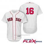 Maglia Baseball Uomo Boston Red Sox 16 Andrew Benintendi Bianco 1ªFlex Base