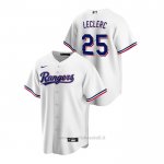 Maglia Baseball Uomo Texas Rangers Jose Leclerc Replica Primera Bianco
