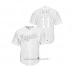 Maglia Baseball Uomo Kansas City Royals Bubba Starling 2019 Players Weekend Bubs Replica Bianco