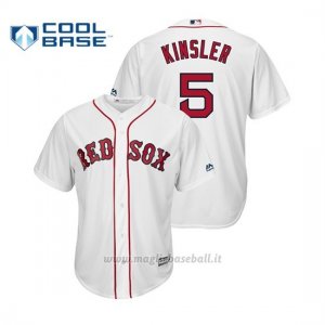 Maglia Baseball Uomo Chicago White Sox Ian Kinsler Cool Base Official 1ªBianco