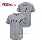 Maglia Baseball Uomo Chicago White Sox Tim Anderson 150th Aniversario Patch Flex Base Grigio