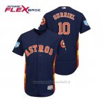 Maglia Baseball Uomo Houston Astros Yuli Gurriel Flex Base Entrenamiento De Primavera 2019 Blu