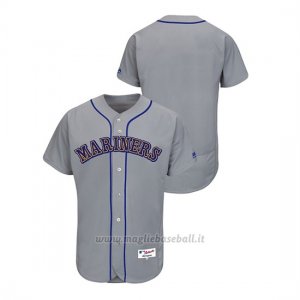 Maglia Baseball Hombre Seattle Mariners Turn Back The Clock 1989 Autentico Grigio