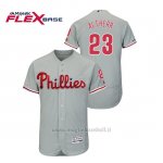 Maglia Baseball Uomo Philadelphia Phillies Aaron Altherr 150th Aniversario Patch Flex Base Grigio