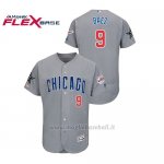 Maglia Baseball Hombre Chicago Cubs Javier Baez 2019 All Star Game Flex Base Grigio