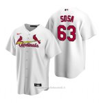 Maglia Baseball Uomo St. Louis Cardinals Edmundo Sosa Replica Home Bianco