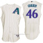 Maglia Baseball Uomo Arizona Diamondbacks 46 Patrick Corbin Bianco Turn Back The Clock