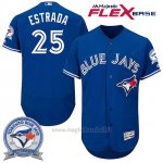 Maglia Baseball Uomo Toronto Blue Jays Marco Estrada 25 Flex Base 40 Anniversario