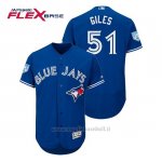 Maglia Baseball Uomo Toronto Blue Jays Ken Giles Flex Base Entrenamiento De Primavera 2019 Blu
