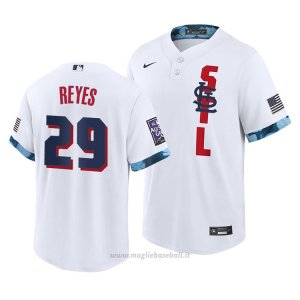Maglia Baseball Uomo St. Louis Cardinals Alex Reyes 2021 All Star Replica Bianco