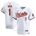Maglia Baseball Uomo Baltimore Orioles #1 Dad Home Limited Bianco