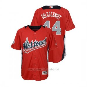 Maglia Baseball Bambino All Star Game Majestic Paul Goldschmidt 2018 1ªRun Derby National League Rosso
