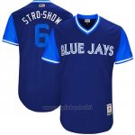 Maglia Baseball Uomo Toronto Blue Jays 2017 Little League World Series Marcus Stroman Royal
