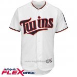 Maglia Baseball Uomo Minnesota Twins Blank Bianco Flex Base Autentico Collezione