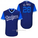 Maglia Baseball Uomo Los Angeles Dodgers 2017 Little League World Series Franklin Gutierrez Royal