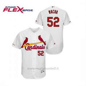 Maglia Baseball Uomo St. Louis Cardinals Michael Wacha 150th Aniversario Patch Flex Base Bianco