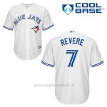 Maglia Baseball Uomo Toronto Blue Jays Ben Revere 7 Bianco 1ªCool Base