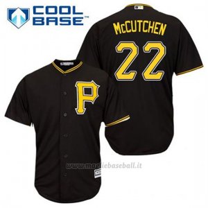 Maglia Baseball Uomo Pittsburgh Pirates Andrew Mccutchen 22 Nero Alterner Cool Base